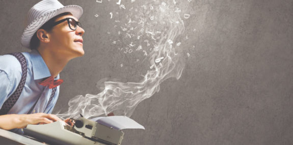 Копирайтер за печатной машинкой