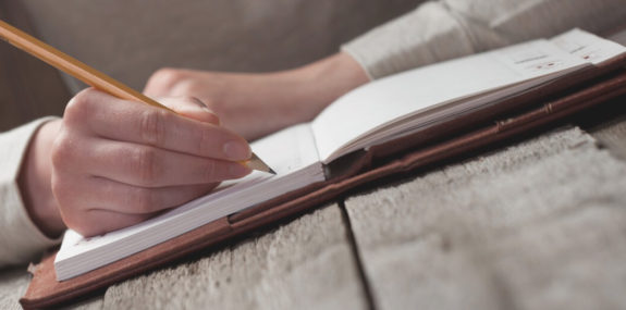 Составление контент-плана в блокноте